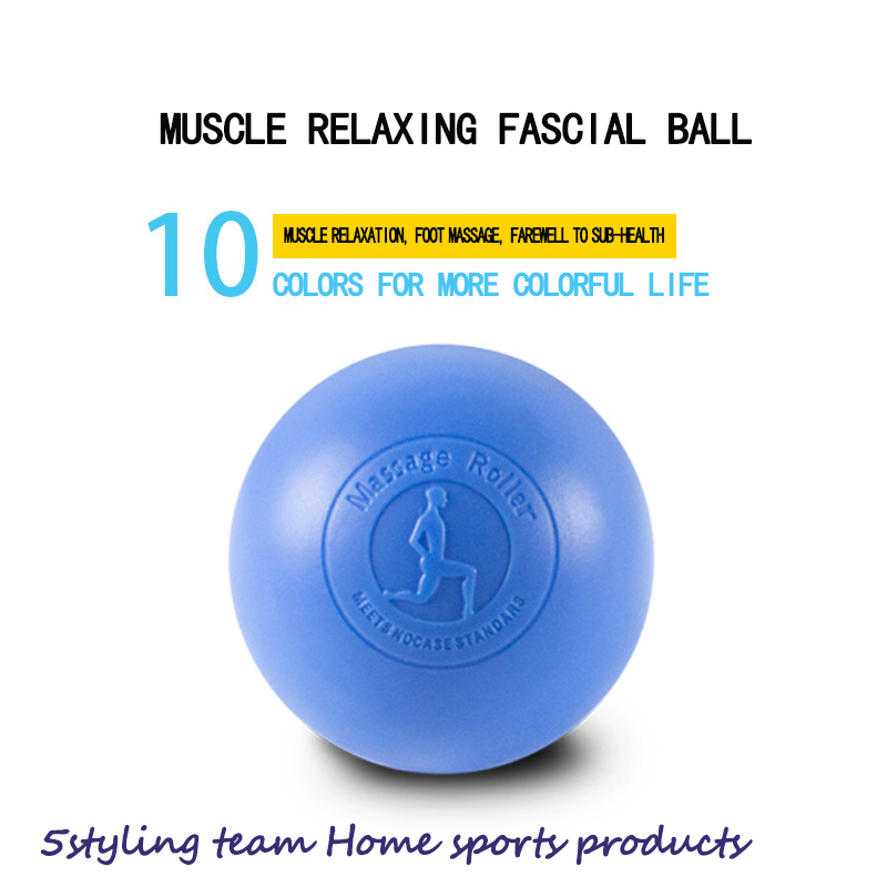 Fabricante s vendendo diretamente Bola de massagem de silicone, yoga alongada, massagem de fitness, músculo de Bola única, relaxante Bola fálica plantar