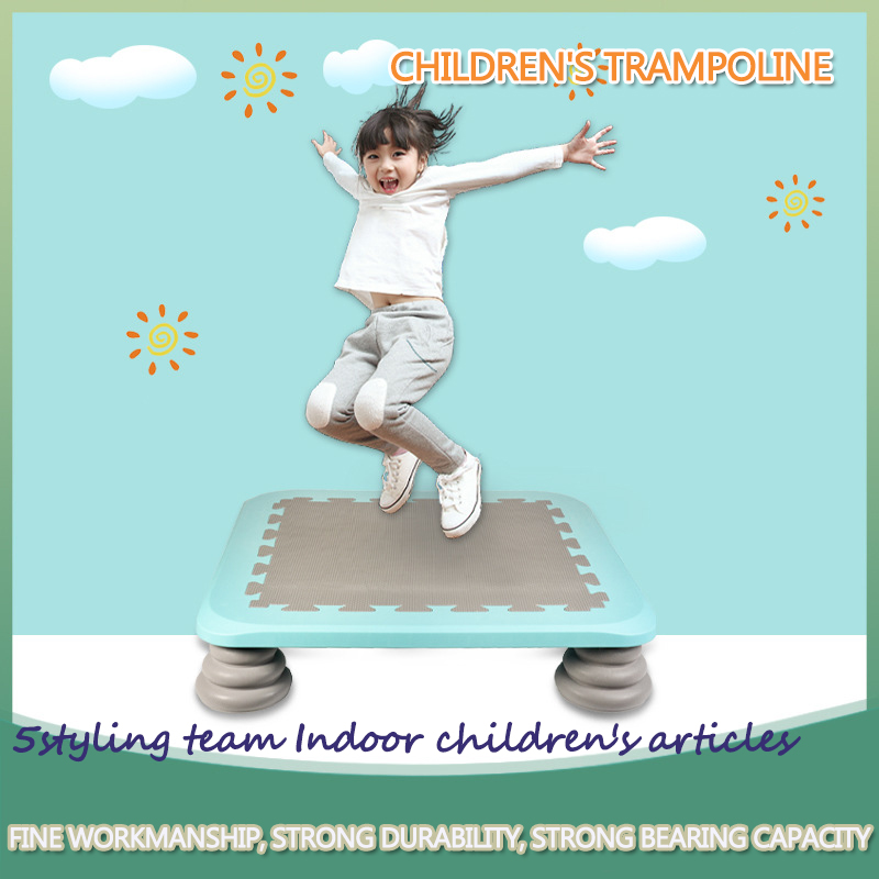 Crianças domésticas com trampolim, trampolim para bebés, pequeno trampolim, brinquedos para crianças