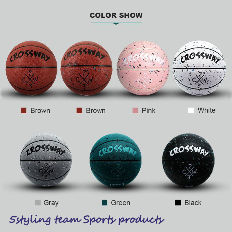 Fabricante de basquete clossway 5 No.7 Pu absorção de umidade indoor e outdoor adulto treinamento de competição de basquete personalização personalizada